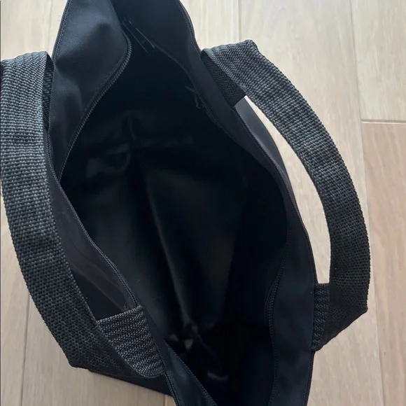 Herve Chapelier Small Black Tote Bag Top Handle - Picture 4 of 6